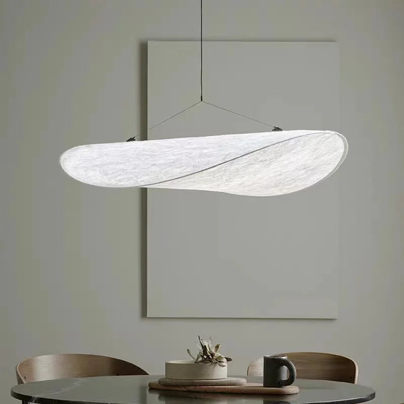 Plafonnier moderne design organique japonais