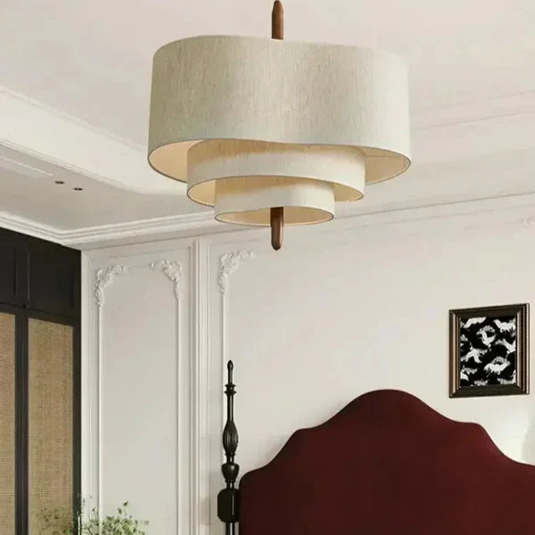 Plafonnier japonais design papier