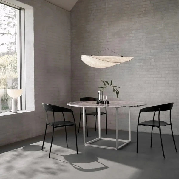 Plafonnier moderne design organique japonais