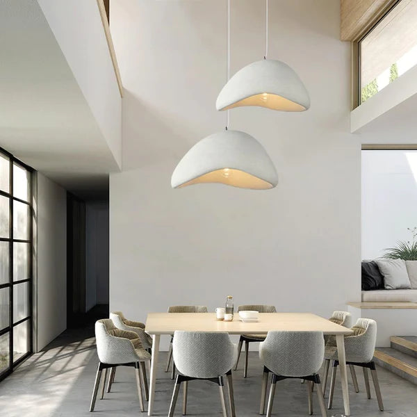 Plafonnier suspension japonaise Wabi Sabi